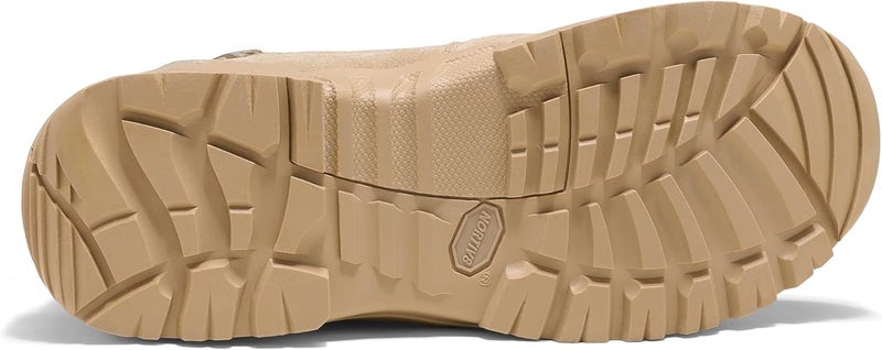 NORTIV 8 Men's Side Zipper Military Tactical Work Boots - Sand - Image 5