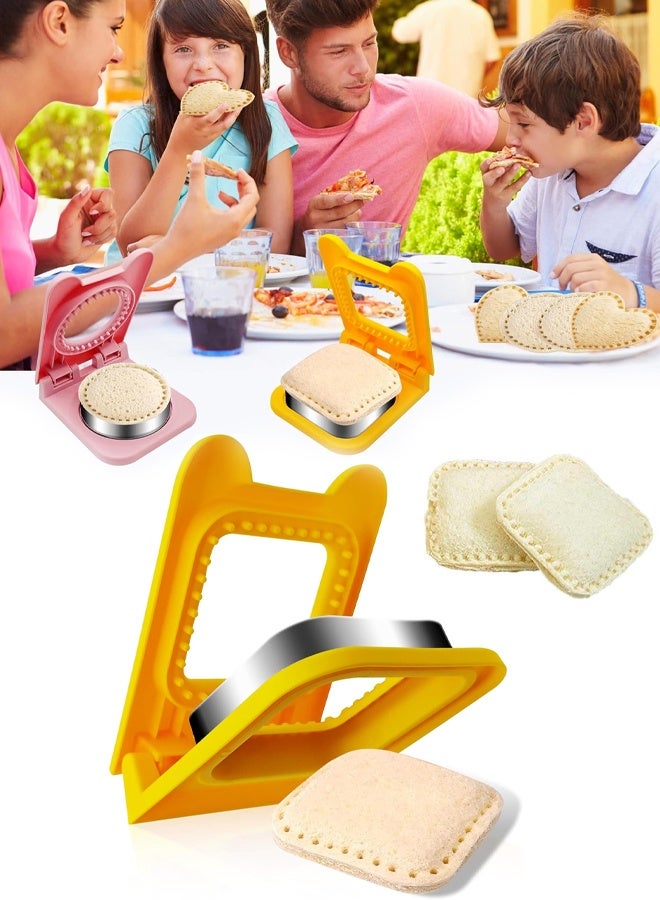قطاعة وإغلاق سندويشات مربعة 2 في 1 للأطفال - Image 1