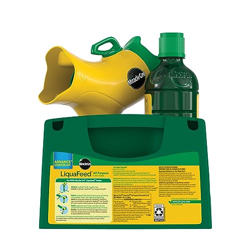 Miracle-Gro LiquaFeed All Purpose Plant Food Advance Starter Kit, For Flowers, Vegetables, Trees and Shrubs, One 16 oz. Plant Food and One Feeder - Image 2