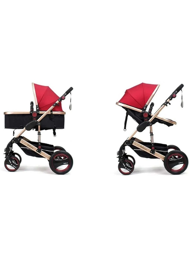 بيليكو عربة أطفال بيليكو متعددة الاستخدام 3‑في‑1 – عربة فاخرة حديثي الولادة حتى الطفولة، تشمل مقعد سيارة - Image 4