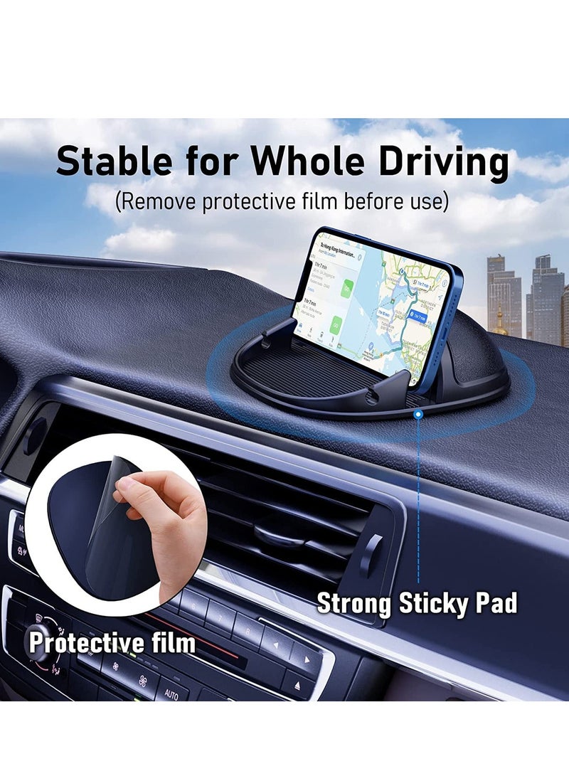 Y&D Car Phone Holder Dashboard Mount for Non-Slip Accessories Universal Dash Anti-Slip Silicone Pad Stand - Image 3