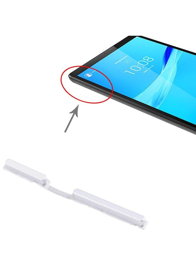 erorex For Lenovo Tab M8 FHD TB-8705 Original Power Button and Volume Control Button (Silver) - Image 4