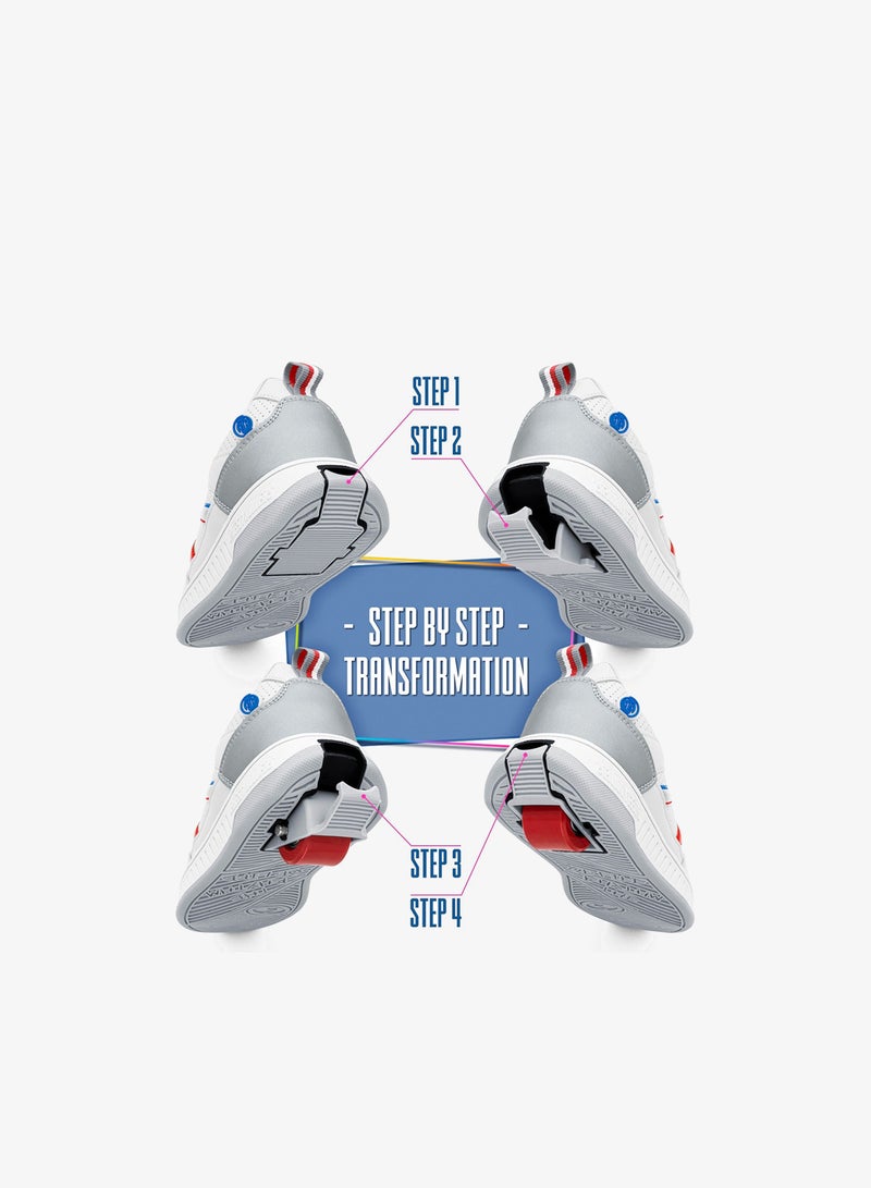 BREEZYROLLERS BREEZY ROLLERS shoes with wheels for children, Roller skates sneakers kids, From children's street shoes to roller skates in a few seconds, Patented click system, Trainers with wheels for girls & boys - Image 4