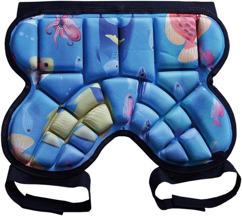Topeter Kids Butt Hip Protection Shorts Skate Butt Pad Cushion Protective Sports Guard - Image 1