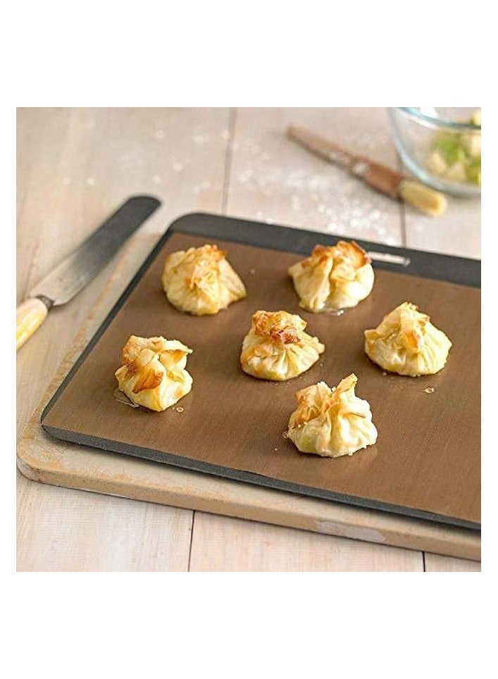 erorex 3Pcs Baking Mat 40X60cm Sheet Non-stick Resistant Macaron Baking Mat Reusable Oil-proof PTFE Pastry Baking Oven Tool BBQ - Image 2