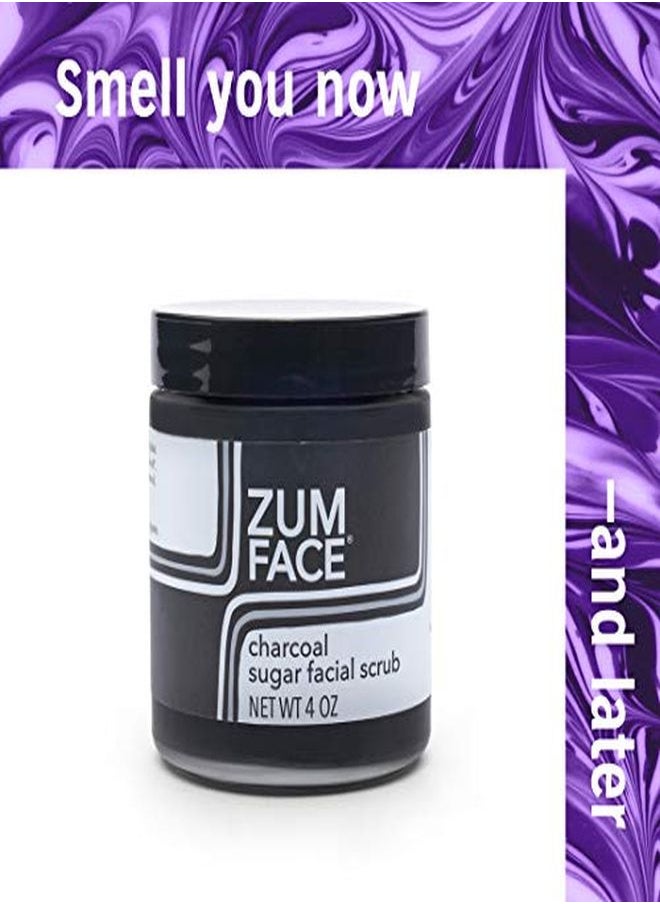 Indigo Wild Zum Face Sugar Facial Scrub Charcoal 4 Oz  - Image 3