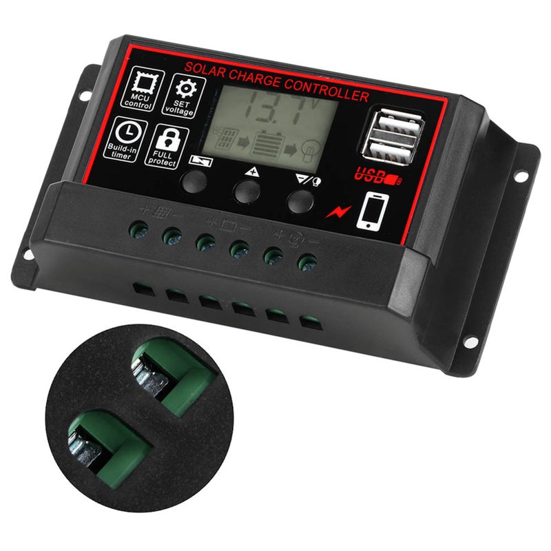 12V 24V Solar Photovoltaic Meter Intelligent Digital Display Controller USB 5V 60A - Image 4