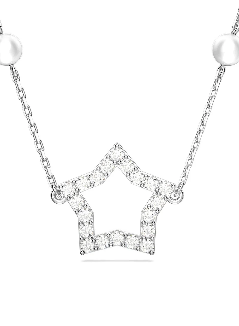 SWAROVSKI Stella Rhodium Plated Necklace
