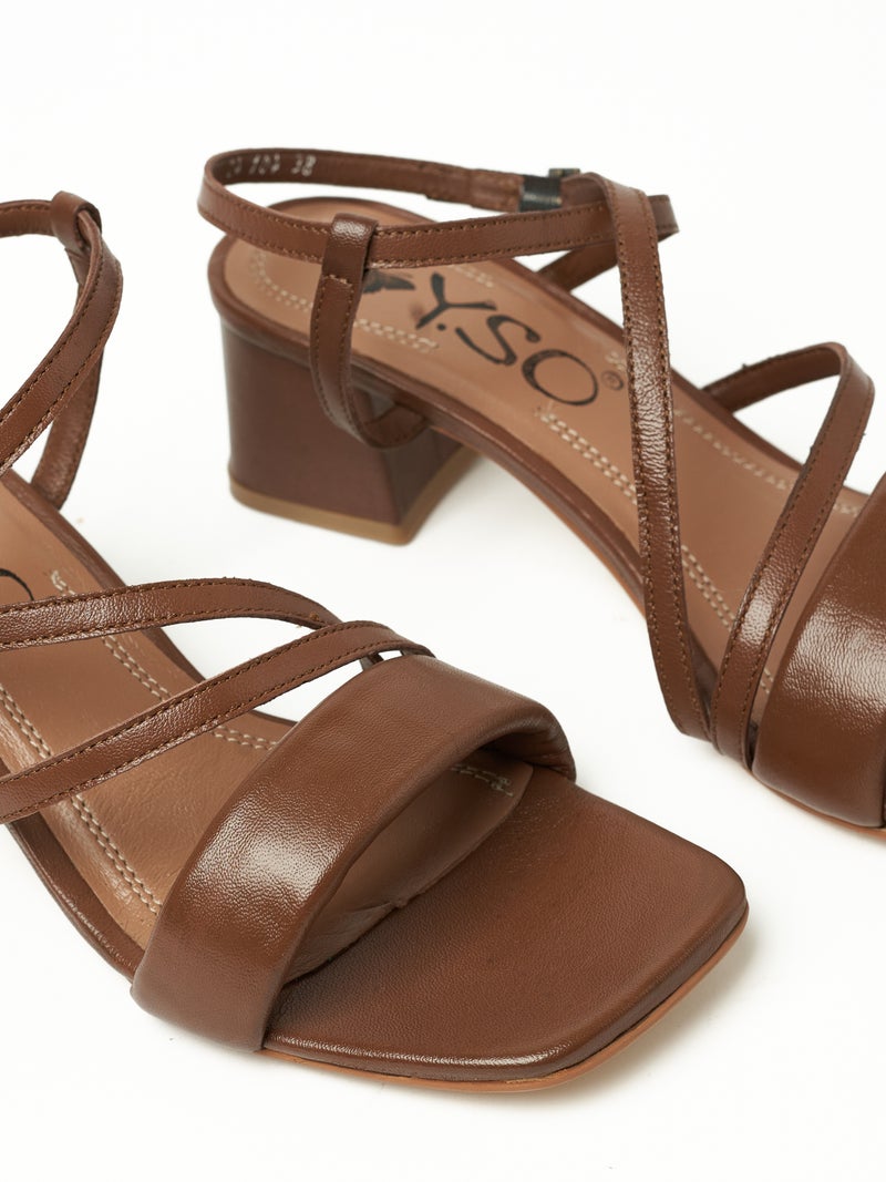 Y.so Women's Mid Heel Sandals – Comfortable & Stylish Heels for Ladies and Girls - Image 4