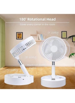 ZOLELE Storable Foldable Fan With Wireless Speaker Type-C Fast Charging Remote Control 180 Angle Adjustment 7200Mah Capacity | P10S |  - Image 1