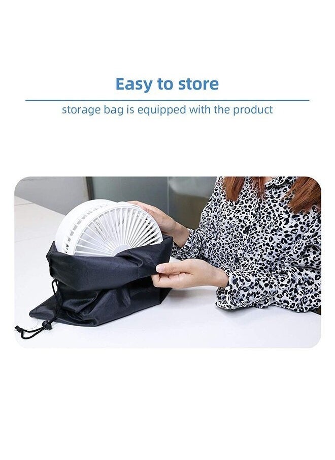 ZOLELE - Storable Foldable Fan With Wireless Speaker Type-C Fast Charging Remote Control 180 Angle Adjustment 7200Mah Capacity | P10S | - Image 1
