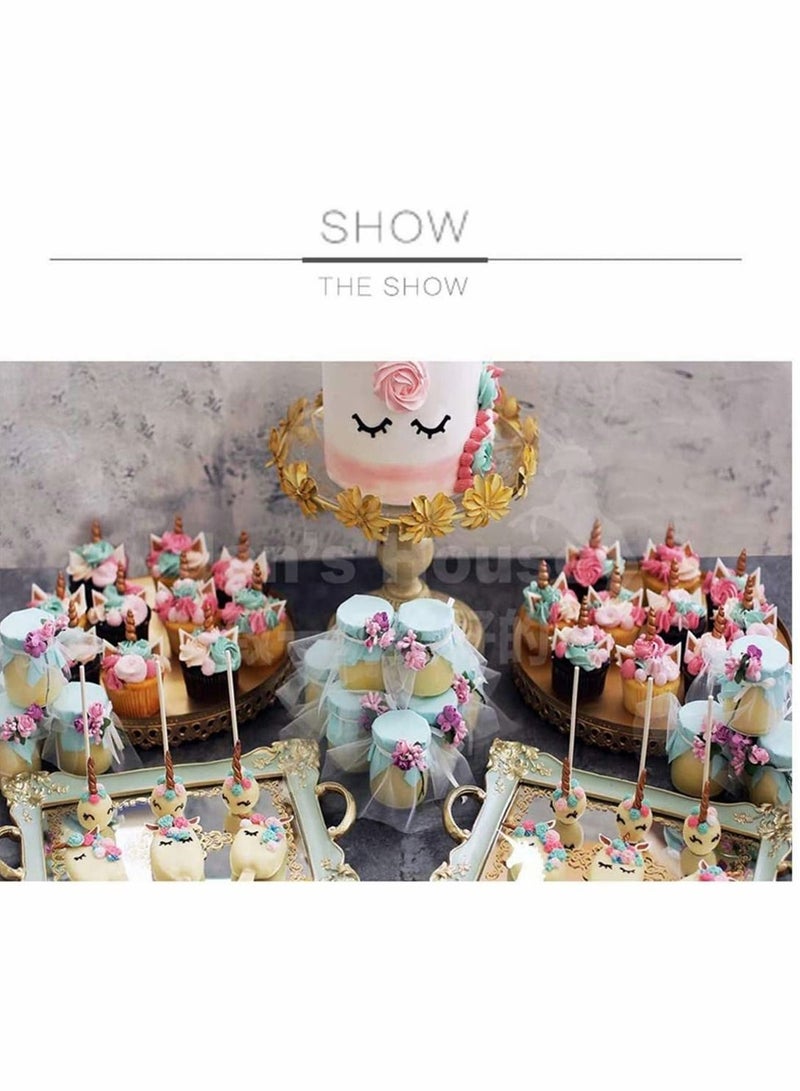 Excefore Mini Silicone Mould for Cupcake DIY Decorations Toppers Chocolate Kids Birthday Party - Image 3