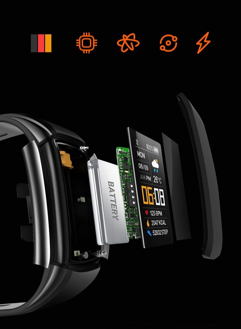 Gasin Smart Health Monitoring Bracelet Heart Rate Blood Pressure Blood Oxygen Monitor  - Image 4