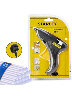 Stanly Stanley Glue Gun and Hot Glue Gun Sticks 25 pcs, Heavy-duty Glue Gun with Trigger Feed Dual Melt Glue Gun  - Image 1