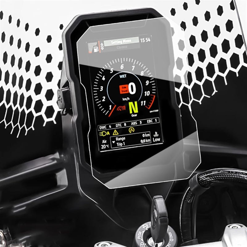 Yurefax Ducati DesertX Motorcycle Dashboard Screen Protector - Image 1