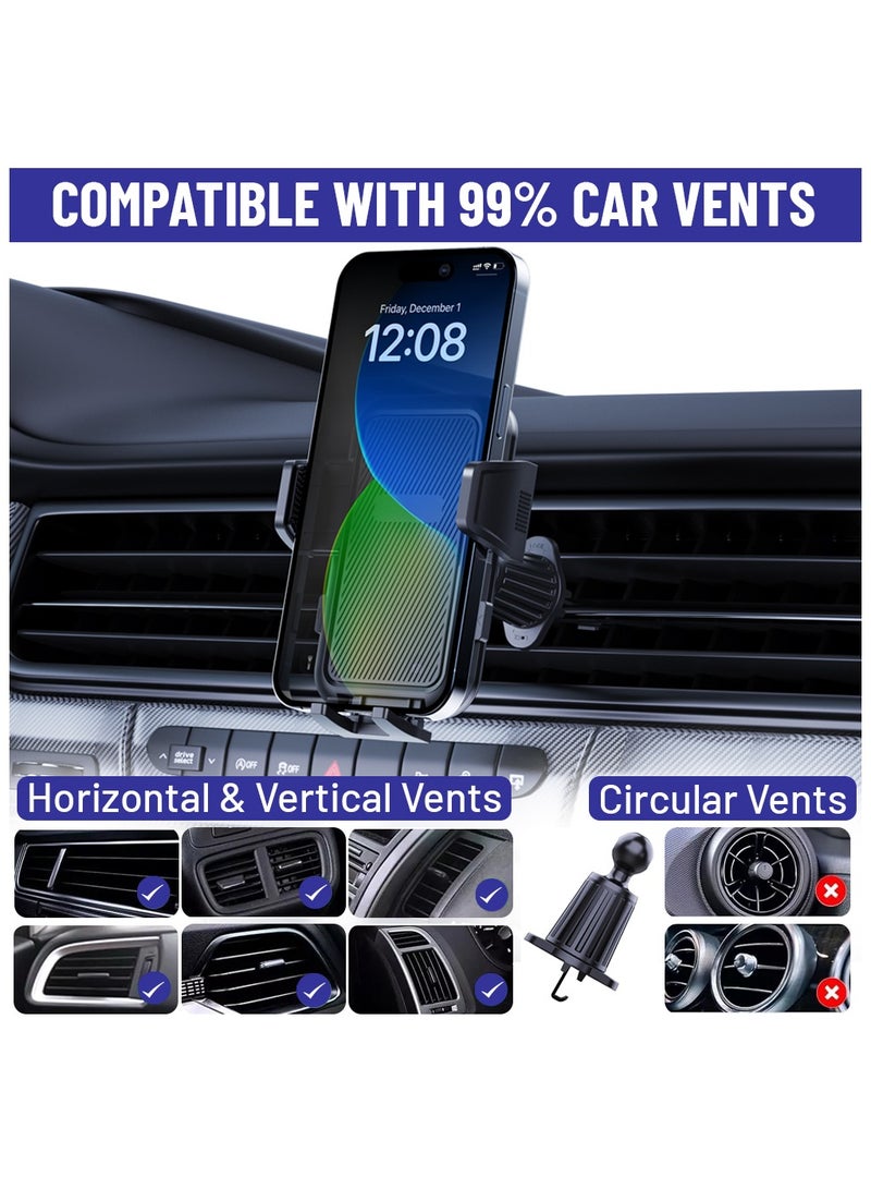 PRIMEEIGHT Phone Car Holder air vent Phone Mount Strong Case Friendly - Image 5