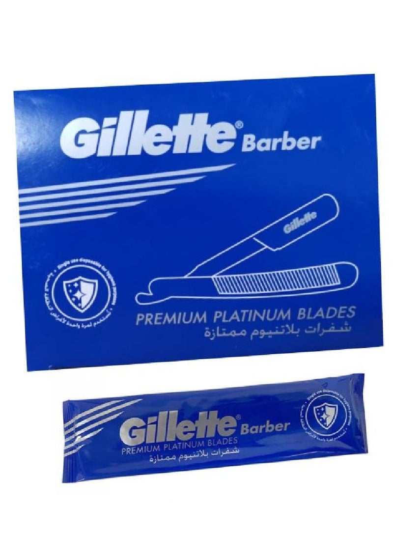 Gillette Premium Platinum Blades - 50 Razors - Image 1