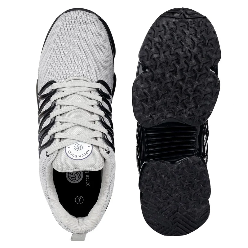 Bacca Bucci Grey Bolt Max-Comfort Trail Running Shoes for Men | Best Price UAE