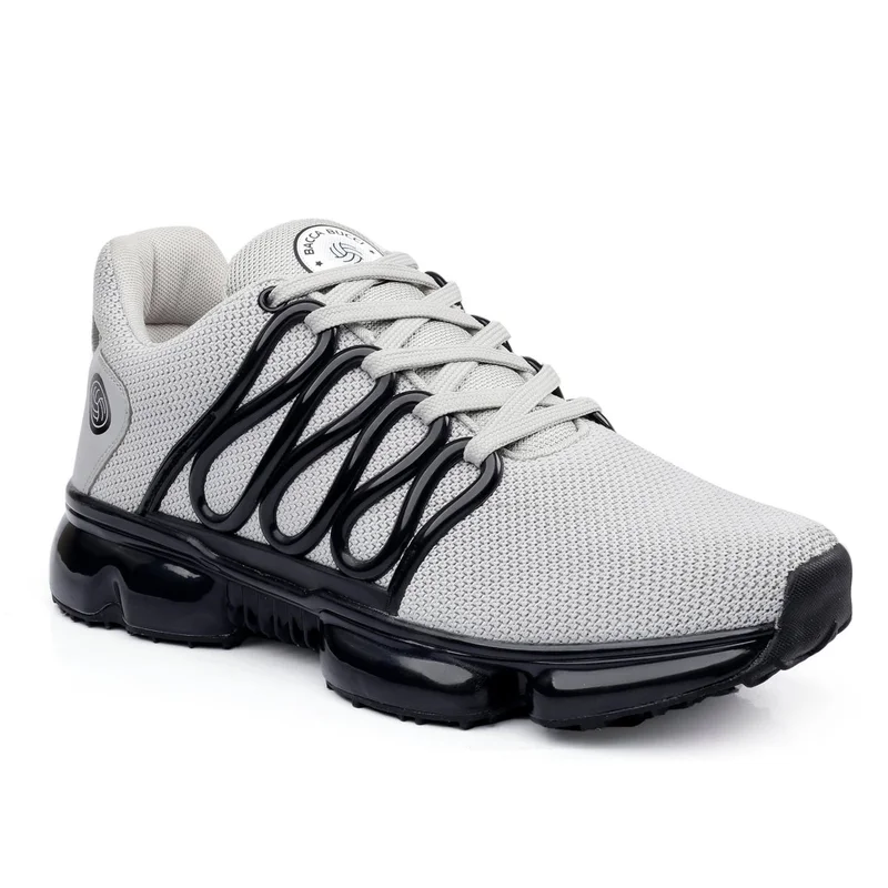 Bacca Bucci Grey Bolt Max-Comfort Trail Running Shoes for Men | Best Price UAE