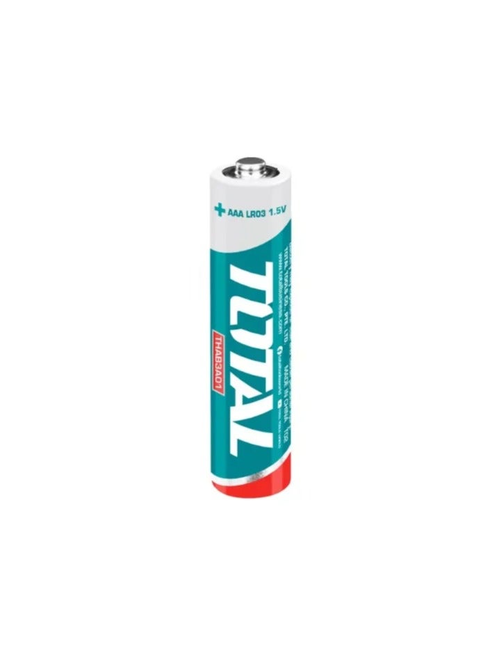 TOTAL AAA Alkaline Batteries – 3×4PCS Value Pack (12 Batteries Total) | 1300mAh Capacity | 5-Year Shelf Life | Aluminum Jacket - Image 4