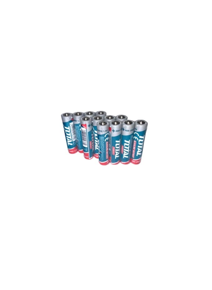 TOTAL AAA Alkaline Batteries – 3×4PCS Value Pack (12 Batteries Total) | 1300mAh Capacity | 5-Year Shelf Life | Aluminum Jacket - Image 5
