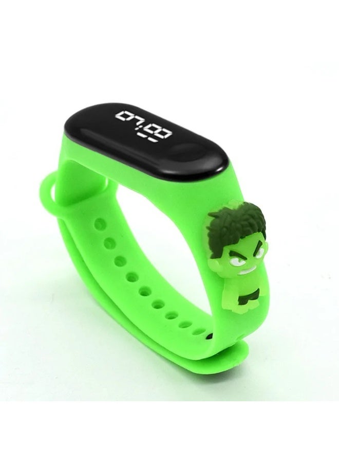 AROAQ Cartoon Marvel Children's Watch Fashion Watches Electronic Digital LED Display Watches Waterproof Holiday Gift Kids Watches  - Image 1