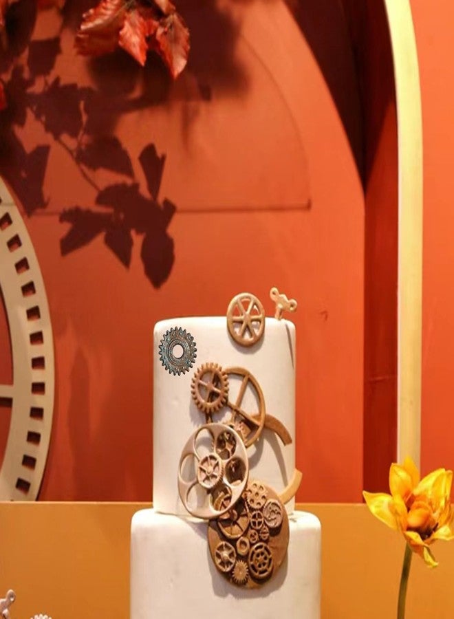 MINFEIDMS Steampunk Gear Fondant Mold Gears Silicone Molds For Cake Decorating Cupcake Topper Candy Chocolate Gum Paste Polymer Clay - Image 5