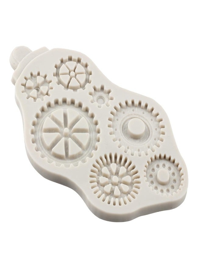 MINFEIDMS Steampunk Gear Fondant Mold Gears Silicone Molds For Cake Decorating Cupcake Topper Candy Chocolate Gum Paste Polymer Clay - Image 4