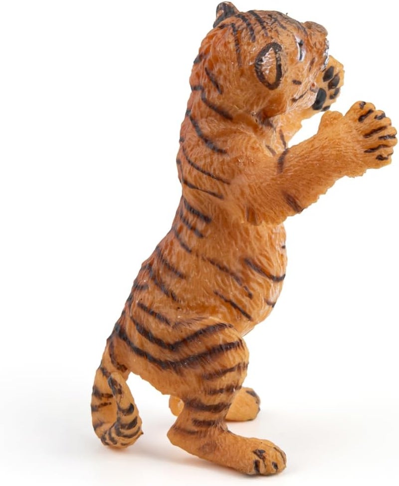 Papo handpainted  figurine Wild animal kingdom  Standing Tiger Cub 50269 Collectible  For Children  Suitable for Boys and Girls From 3 years old - Image 4