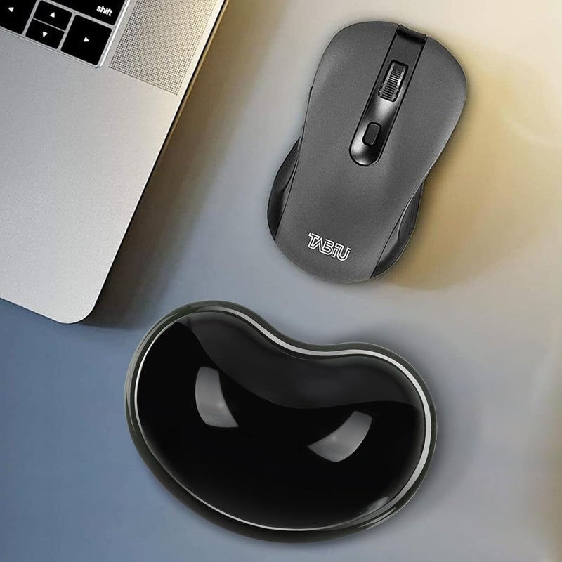 LetGoShop Ergonomic Gel Wrist Rest for Mouse, Computer Mouse Wrist Support for Arm Pain Relief, Heart-Shaped Cute Hand Wrist Cushion for Home and Office Working Gaming Anti-Fatigu - Image 2