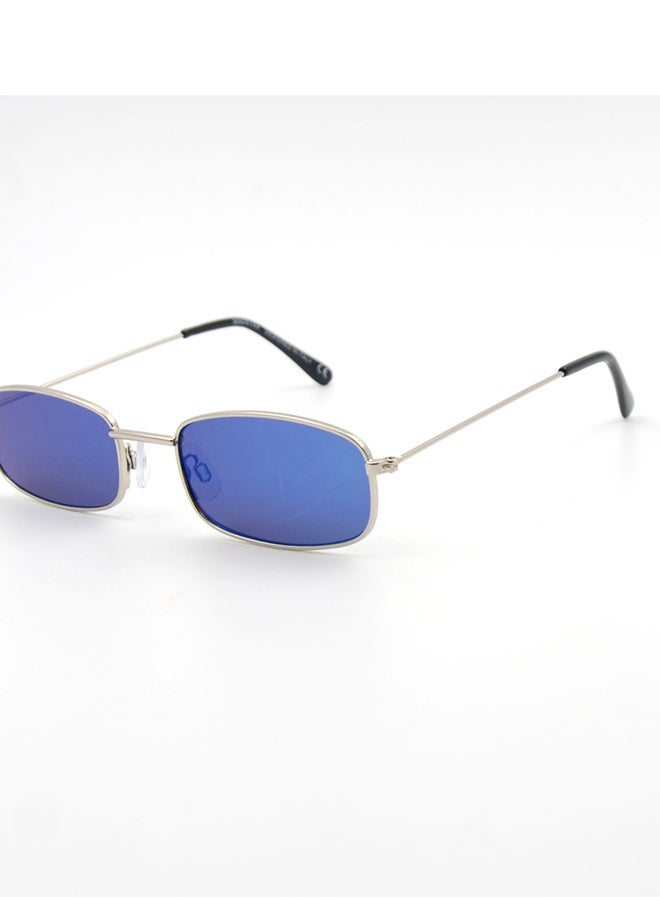 MADEYES نظارات شمسية للرجال حماية من الأشعة فوق البنفسجية EE23M241-5 - فضي/أسود - Image 2