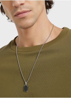 Robert Wood Pendant Chain Necklace  - Image 4