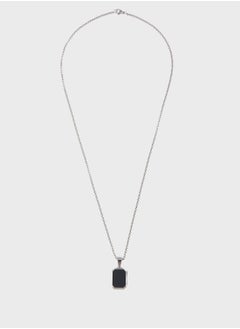 Robert Wood Pendant Chain Necklace  - Image 1