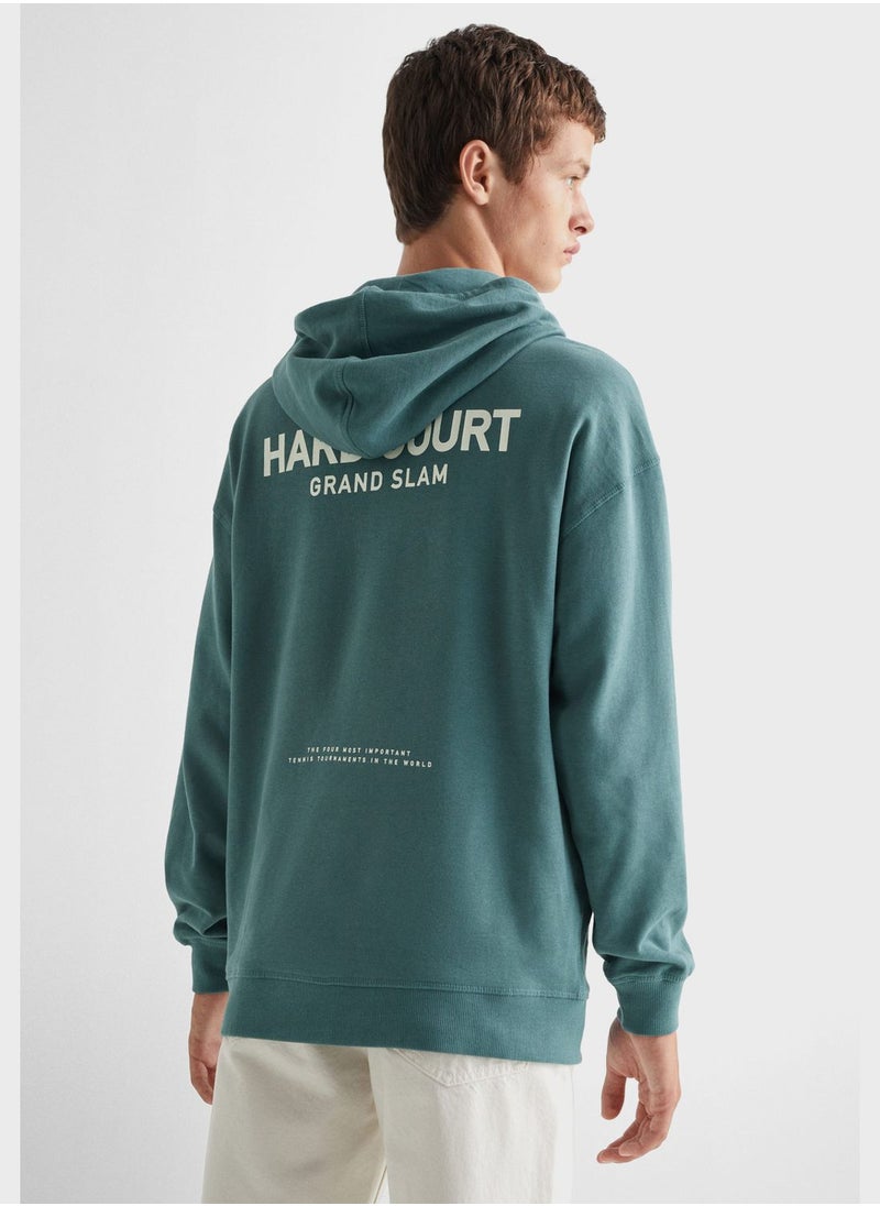 MANGO - Youth Text Print Hoodie - Image 1