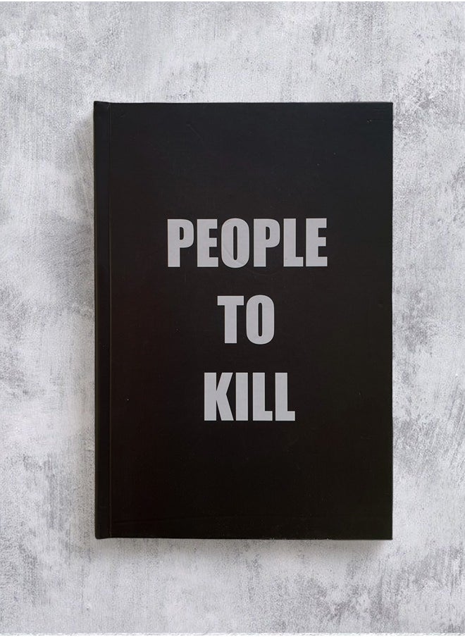 Noota NOOTA PEOPLE TO KILL 100 PAGES BLANK SKETCHBOOK  - Image 1