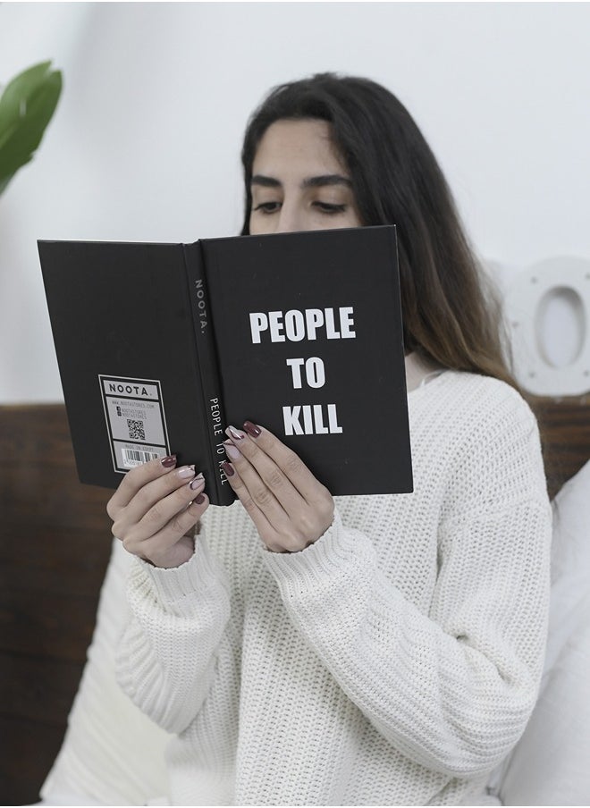 Noota NOOTA PEOPLE TO KILL 100 PAGES BLANK SKETCHBOOK  - Image 4