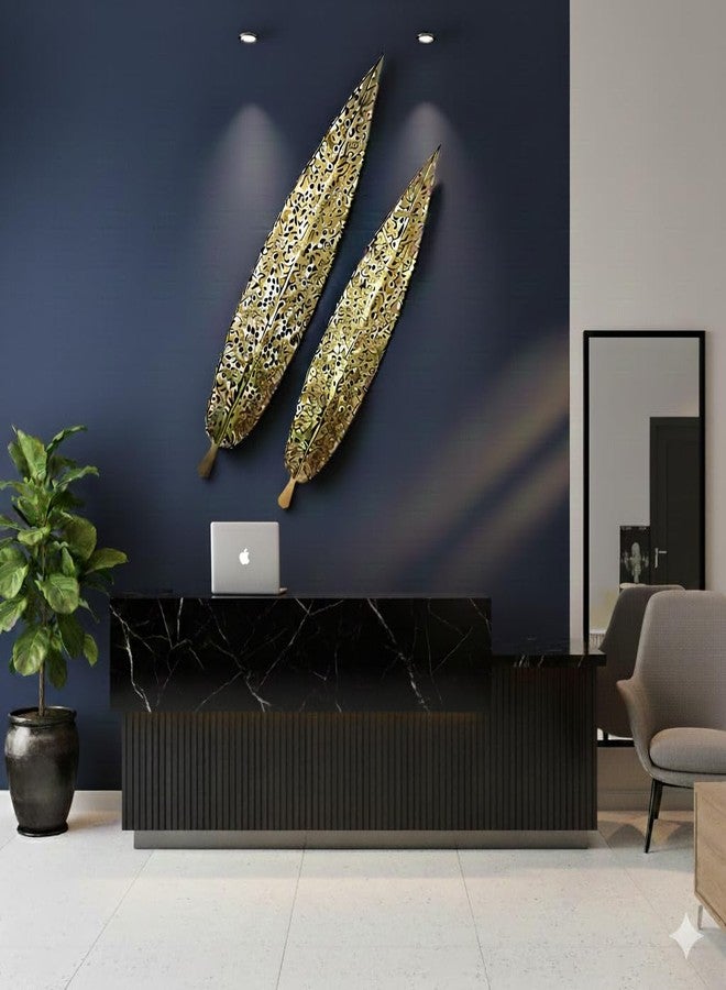 RHD Floral Art Metal Abstract/Wall Sculptures/Wall hanging/Wall art Multicolor for home decoration/Living Room/office/cafe/Bedroom (26x6x39 IN) - Image 3