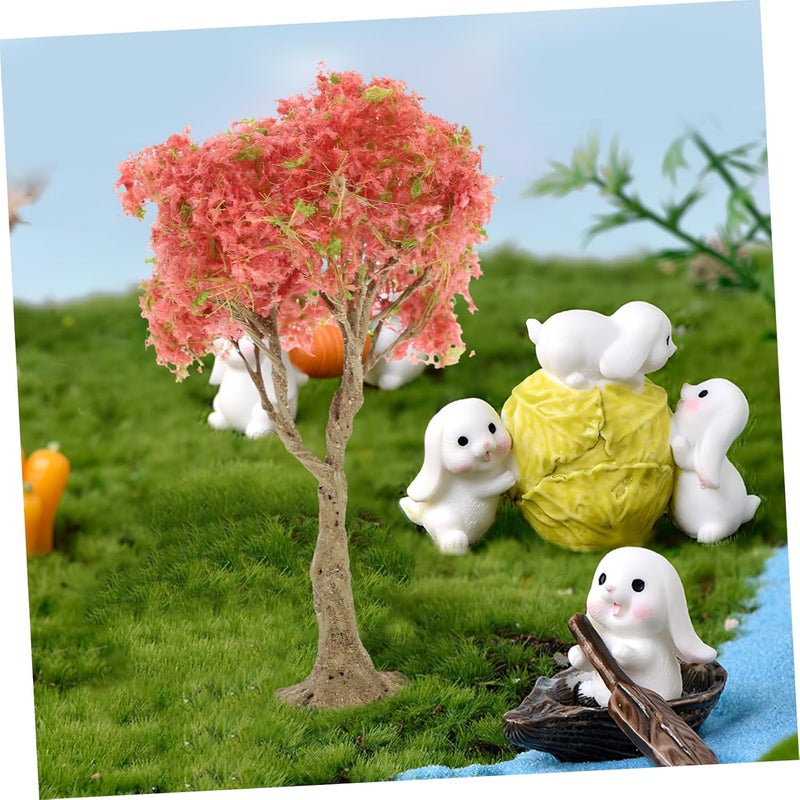 Miniature Trees Model for Diorama and Railway Layouts Realistic Artificial Scenery Trees Durable for Fairy Garden and Sand Table Decoration - Image 5