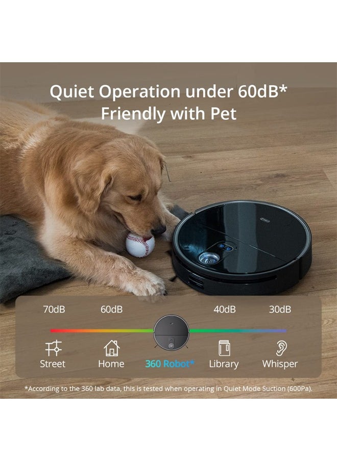 360 - S10 Robot Vacuum Ultral Thin Build-in Trinocular LiDARs 3300Pa Wifi Connected Works With Alexa - Image 1
