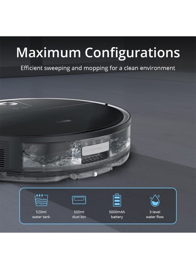 360 - S10 Robot Vacuum Ultral Thin Build-in Trinocular LiDARs 3300Pa Wifi Connected Works With Alexa - Image 1