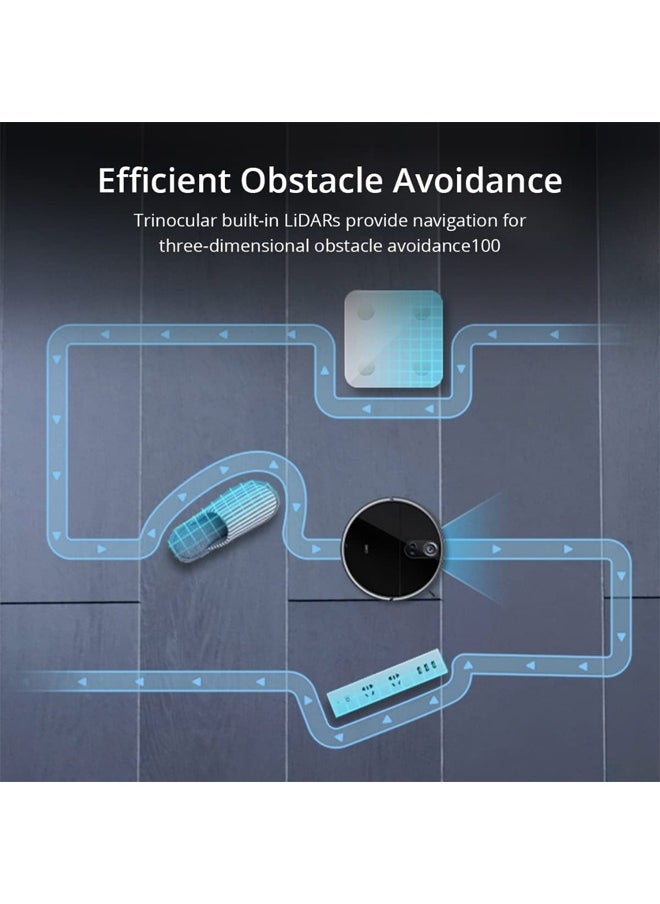 360 - S10 Robot Vacuum Ultral Thin Build-in Trinocular LiDARs 3300Pa Wifi Connected Works With Alexa - Image 1