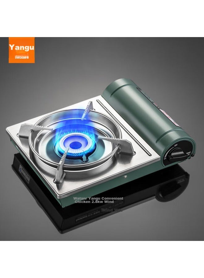 Iwatani Portable Cassette Stove, Outdoor Windproof Camping Gas Stove, Home Hot Pot Cooking Stove, Zkz-18f - Image 1
