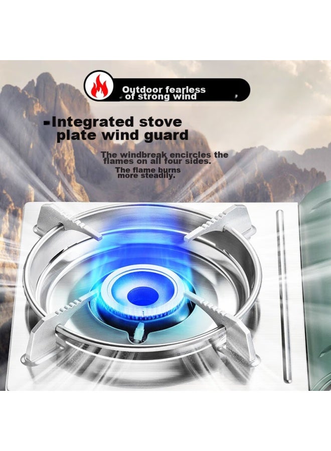Iwatani Portable Cassette Stove, Outdoor Windproof Camping Gas Stove, Home Hot Pot Cooking Stove, Zkz-18f - Image 2