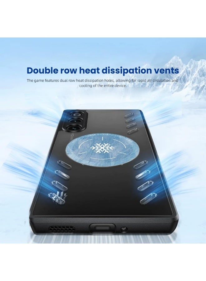 general Case Compatible with ZTE Nubia RedMagic 10 Air 2025, Transparent TPU Graphene Heat Dissipation Protective Cover with Ventilation Holes - Image 2