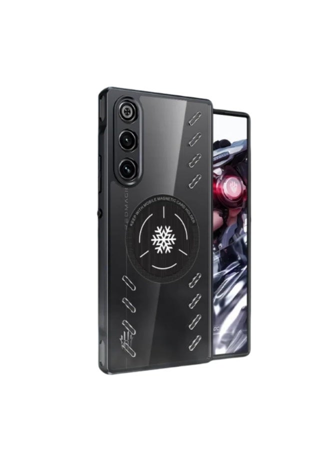 general Case Compatible with ZTE Nubia RedMagic 10 Air 2025, Transparent TPU Graphene Heat Dissipation Protective Cover with Ventilation Holes - Image 1