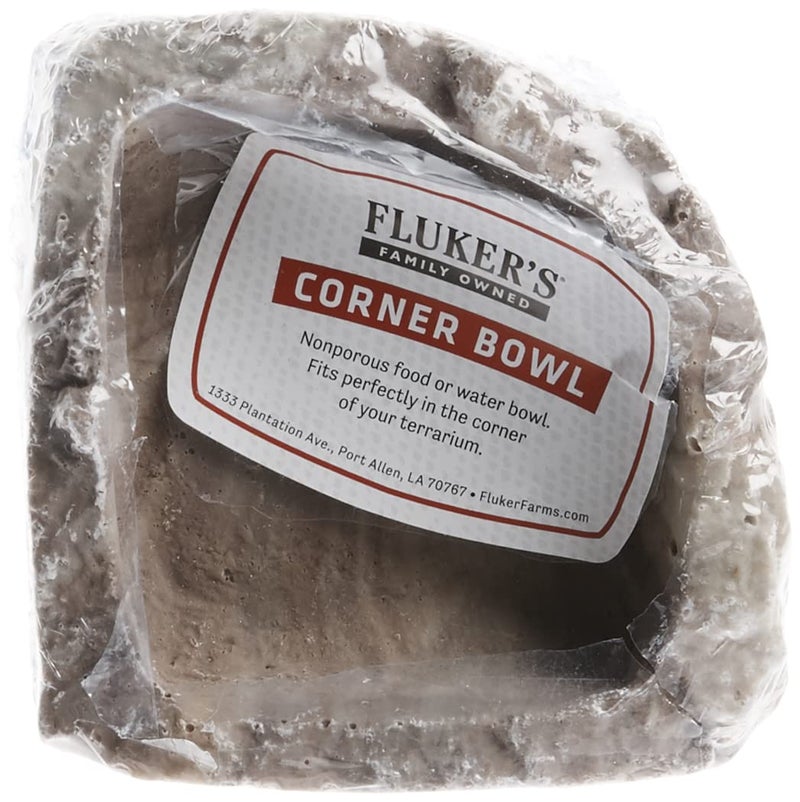 Fluker's Food and Water Reptile Corner Bowl, Small 4" - Image 3