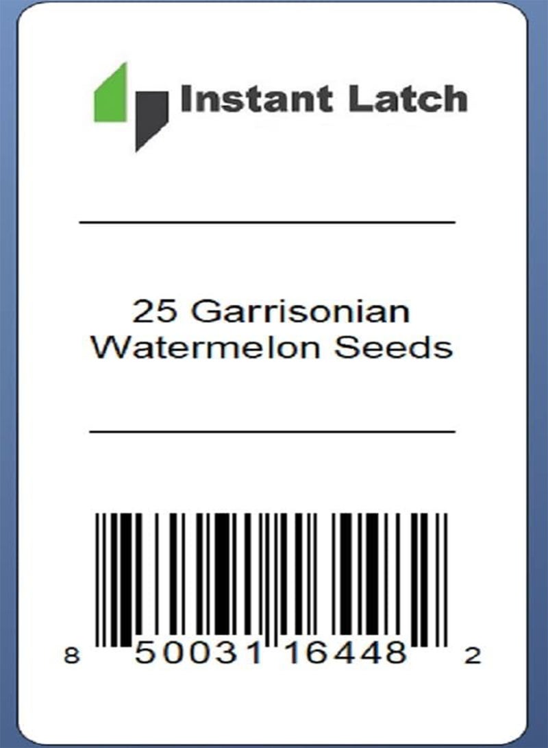 GGOOT 25 Garrisonian Watermelon Seeds | Non-GMO | Heirloom |  Fresh Garden Seeds - Image 2