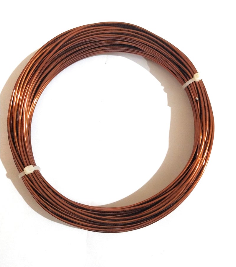 GREENARTZ Anodized Aluminium 2mm Thick 33 Feet Wire for Bonsai Craft Plant Support Gardening Electrical use - Image 2