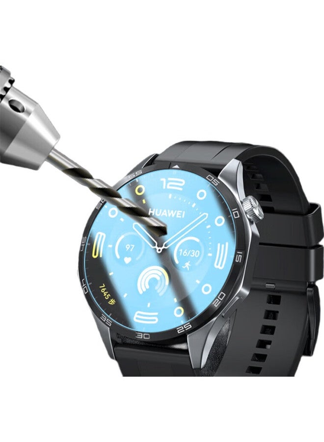 Stiger [3 قطع متميزة] واقي شاشة زجاجي مقسى لهاتف هواوي GT4، فيلم حماية ساعة GT4، تغطية كاملة للشاشة، فيلم حماية HD مضاد للبصمات، وجه ساعة 41 مم - Image 2