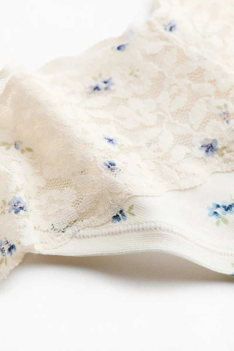 H&M 5-pack lace thong briefs